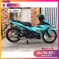 Exciter 150 car sticker, turquoise car sticker