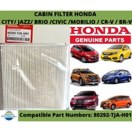 New Arrival Honda Cabin Filter for City/ Jazz/ Brio/ Mobilo/ Civic/ CR-V/ BR-V/ HR-V 80292-TJA-H01