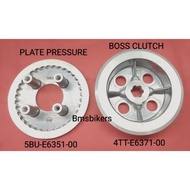 Y125Z CLUTCH PRESSURE PLATE & CLUTCH BOSS (5BU-E6351-00/5BU-E6371-00)(5BU-E6351-00,4TT-E6371-00)