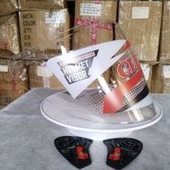 HELMET VISOR VENOM FLAT BY CLEAR RACET/ HELMET BOLT JS Armor