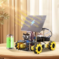 I9IT ACEBOTT ESP32 4WD Mecanum Wheel Solar IoT WiFi STEM STEAM Programming Smart Robot Car kit for S