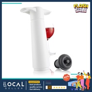 ❤SGseller❤ Vacu Vin Wine Saver Pump with 1 x Vacuum Bottle Stopper - White