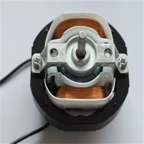 YJ58-12 CW Clockwise 2 Poles 4mm Shaft Dia 2600RPM Shaded Pole Motor AC220V 12-14W Around Ventilator