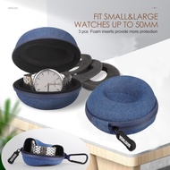 Venlous Watch Travel Case | Single Watch Box Zipper for Proper Watch 50mm