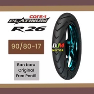 BAN TUBLES CORSA PLATINUM R26 (80/80 RING 17) (90/80 RING 17) (100/80 RING 17) BAN BARU ORIGINAL FREE PENTIL