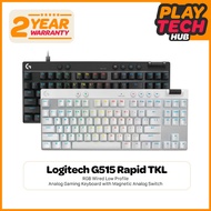 Logitech G515 Rapid TKL RGB Wired Low Profile Analog Gaming Keyboard with Magnetic Analog Switch