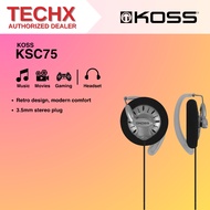Koss KSC75 | Open-Ear Clip-On Headphones – Lightweight, Clear & Spacious Sound