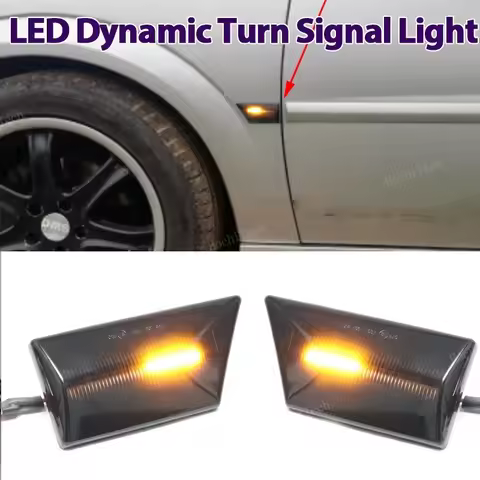 1 pair Sequential Side Maker Blinker Turn Signal Light For Opel Vectra C 2002-2008 Signum 2003-2008