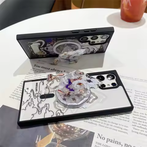 3D Anime Cute O-One P-Piece Luffy Magsafe Wireless Charge Case For Samsung S23 S24 S25 Ultra Plus FE