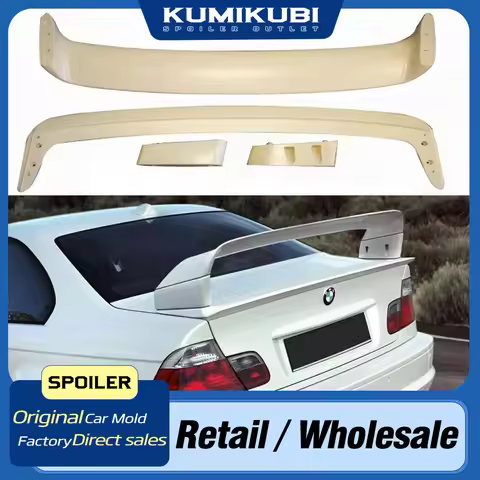LTW-GT Low Kick Rear Trunk Spoiler Wing for BMW E46 Coupe Cabrio + M3 ABS