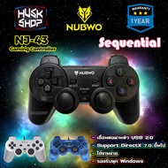 จอยคอม Joy Nubwo จอยเกมส์ NJ-43 NJ-45 Sequential Joystick จอย USB 2.0 สำหรับ PC,Notebook ประกัน 1 ปี