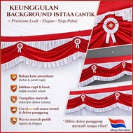 BACKGROUND PENDANT | PALACE BACKGROUND FLAG | 5 WAVES | 8 WAVES