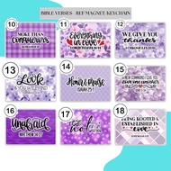 ATM - Size Bible Verse Magnet / Keychain