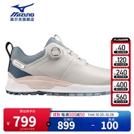 美津浓（MIZUNO）高尔夫球鞋 男士春夏新款GENEM WG BOA系列 防滑防水无钉鞋 51GQ2305-05 灰藏青 43（265）