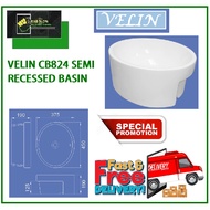 VELIN CB824 SEMI RECESSED BASIN