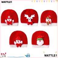 WTTLE Christmas Hat, Windproof Coldproof Knitted Hat,  Warm Pullover Cap for 0-3Y