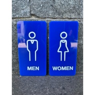 ACRYLIC TOILET SIGN SIGNAGE ACRYLIC TOILET SIGN/ TOILET SIGN