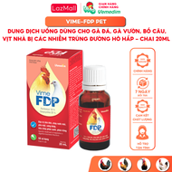 Vemedim Vime FDP pet dung dịch uống dùng cho gà vịt bị hô hấp tiêu hóa sổ mũi chảy nước mắt sưng phù