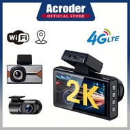 Acroder P82 Dashcam Car 2K Built-in GPS 24-Hour Parking Monitoring Time-lapse 4G Connectivity