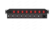 8-way Power Amplifier Equipment Socket Controller