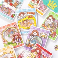 Ah Guo Girl Sticker Pack (40 PIECES PER PACK) Goodie Bag Gifts Christmas Teachers' Day Children's Da