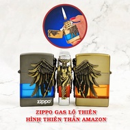 BẬT LỬA ZIPPO GAS LỘ THIÊN HÌNH THIÊN THẦN RỪNG AMAZON