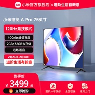 Xiaomi Mi TV A Pro 75-inci 120Hz Penyegaran Tinggi 4K HD Skrin Penuh TV LCD Panel Rata Pintar