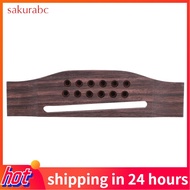 Sakurabc Acoustic Guitar Saddle Bridge 12-String Rosewood For Folk