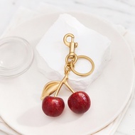 BW-C1391 Gantungan Tas Cherry Lucu / Aksesoris Tas Buah Ceri / Bag Charm Keychain Korea Kekinian