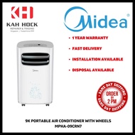 SAME DAY DELIVERY*: MIDEA PORTABLE AIRCON 12K BTU MPPFB-12CRN/ 9K BTU - MPPF-09CRN1 / 9K BTU - MPHA-09CRN7