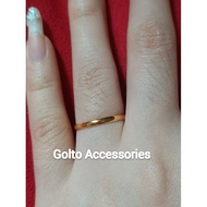 0.5 gram Light Gold Adult Plain Ring