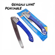 TITIK TIGA Gergaji Lipat Portabel - Gergaji Bonsai Lipat - Gergaji Kayu Mini Lipat Portabel Ringan F