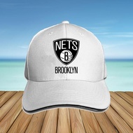 nets cap baseball nba brooklyn peaked cap sun hat