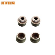 OTOM Motorcycle Valve Oil Seals 4 Pcs For ZONGSHEN ZS177MM NC250 250cc KAYO T6 K6 BSE J5 RX3 ZS250GY
