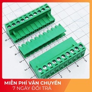 KF-5.08-10-V Terminal Block Plug-in Solder PCB 10 Pins Straight 5.08mm 300V 15A Tech Components Tech