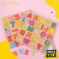 Up To 70% Puzzle Puzzle Abc 123 Children's Wooden Puzzle Alphabet Number/ Wooden Puzzle/ Jigsaw Puzz