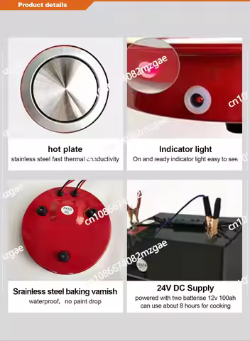 Solar Induction Cooker Outdoor Cooking Camping Dc 12v Solar Induction Cooker 400W Solar Induction Co