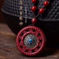 Portable Pendant Authentic High Content Pendant Necklace for Men and Women Cinnabar Zodiac Year Six-