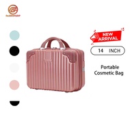 PG Cosmetic Bag 14 inch Make Up Bag Small Travel Luggage Hand Carry Luggage Mini Suitcase