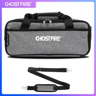 GHOSTFIRE Guitar Pedal Board Bag Effect Pedalboard Bag Accessory Storage Bag Carry Case 14.9x6.3x3.9