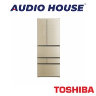 TOSHIBA GR-RM631WE-PGX(A6)  488L MULTI-DOOR FRIDGE  COLOUR: IVORY GOLDEN  3 TICKS  2 YEARS WARRANTY BY AGENT