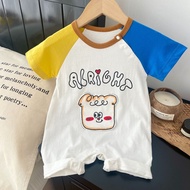 Baby Romper Clothes Summer Short Sleeves Jumpsuits Bbay Boys Girls Cartoon Bodysuits 0-2 Years Baby