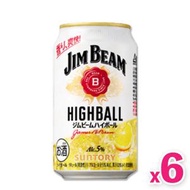三得利 - Jim Beam Highball 威士忌調酒 (350ml) x 6 罐 (賞味期限: 2025年1月)