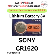 1 PC Sony Original CR1620 Watch Battery, LED Battery,Small Electrobnic ,Calculator Battery, Remote C