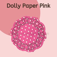 Pink Doily Paper Doyley Paper Kuih Bakar Food Cover Kertas Makanan Gift Paper Kertas Minyak Food Pap