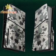 [RiseLargeS] Green ABS Replacement Shell Accessories For PS5 Slim Protective Cover Hard Faceplate Fit For Playstation 5 Slim Camouflage new