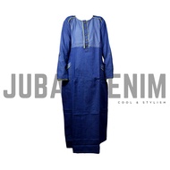 Jubah Denim Jeans Muslimah Berkualiti