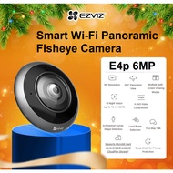 EZVIZ E4P 6MP 3K⁺ Two-Way Talk Human Shape Detection H.265 5G Smart Dual Band Wi-Fi Panoramic Fishey