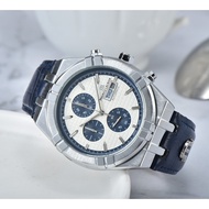 Maurice LACROIX Amy Watch Mechanical Movement Waterproof Panda Dial Three-Eye Multi-Function Men's Watch Rui Watch White Dial