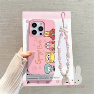 GANTUNGAN Jelly 2 In 1 Spongebob Squarepants Casing Realme C100i C100x C100 4G P3 Lite Note 80 C85 P